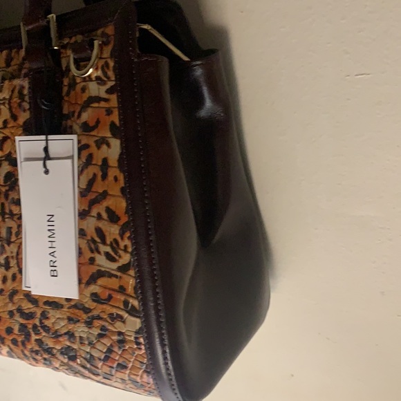 BRAHMIN BERGAMOT COLLECTION SMALL FINLEY SATCHEL BAG - Picture 4 of 8